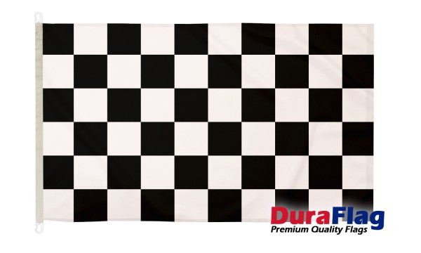 DuraFlag® Black and White Check Premium Quality Flag